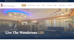 Desktop Screenshot of pallaviintlhotel.com